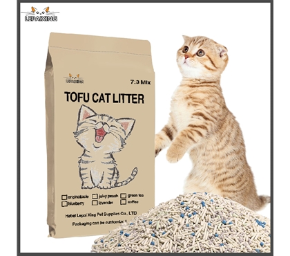 Mixed tofu cat litter