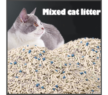 Mixed cat litter